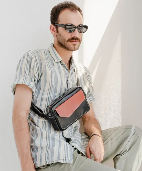 کراس بادی چرم طبیعی مردانه