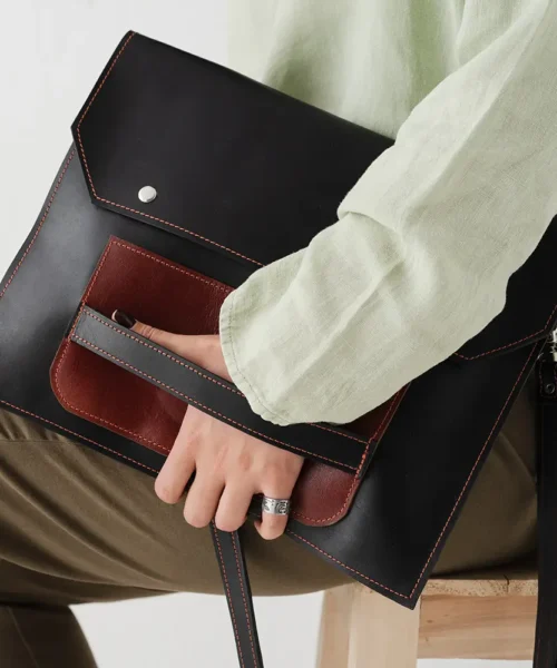 کیف دستی و دوشی چرم طبیعی