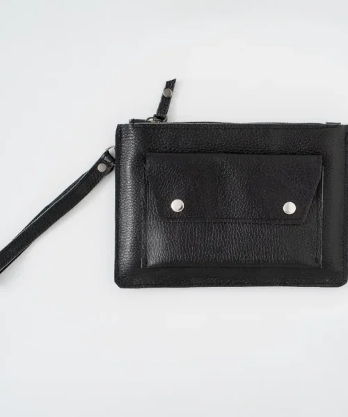 Alternative view of کیف کلاچ دستی چرم طبیعی مدل آسو