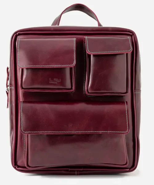 کوله پشتی چرم طبیعی مدل رامان