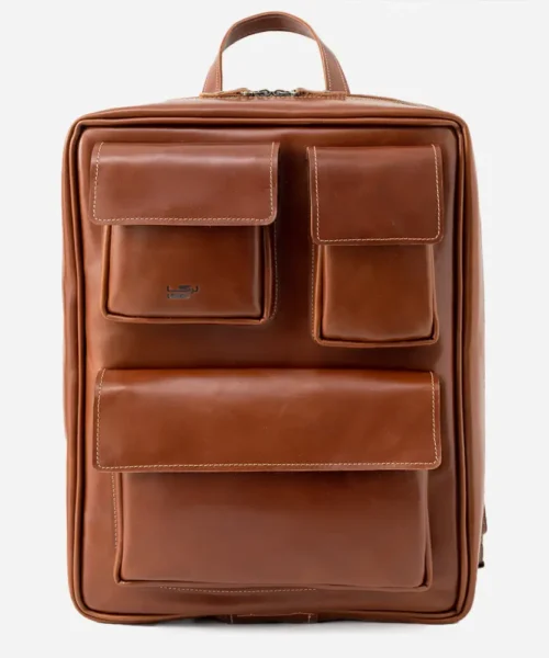 کوله پشتی چرم طبیعی مدل روژیار