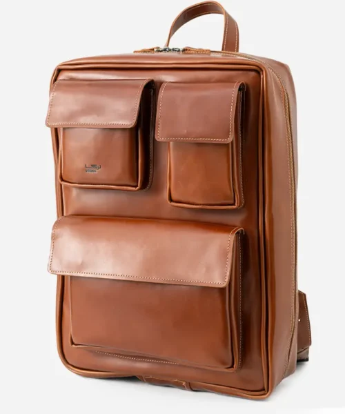 کوله پشتی چرم طبیعی مدل روژیار