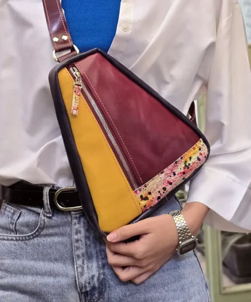 leather shoulder bag saghar15 loricastudioir