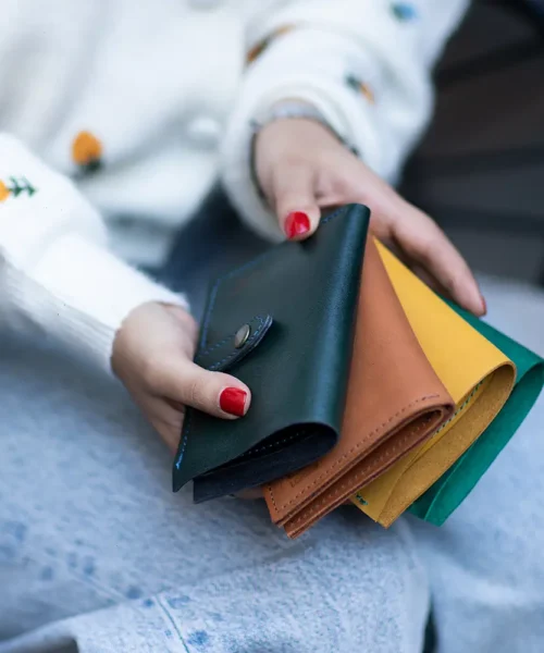 کیف پول جیبی چرم طبیعی