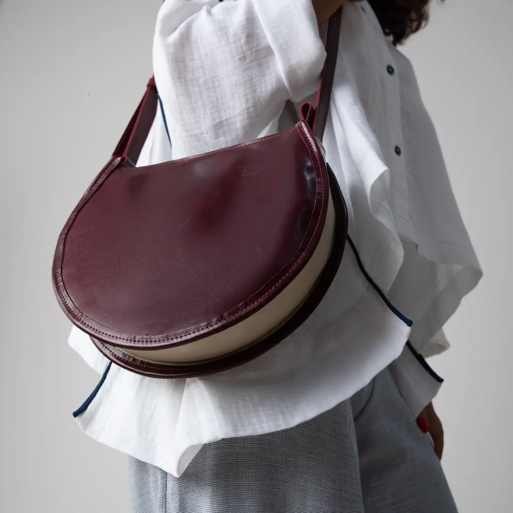 کیف زنانه چرم طبیعی مدل طناز