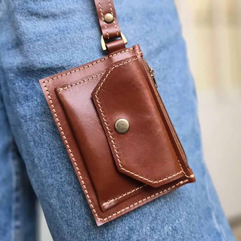 کیف کارت چرم طبیعی