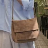 کیف رودوشی چرم طبیعی مدل یارمه